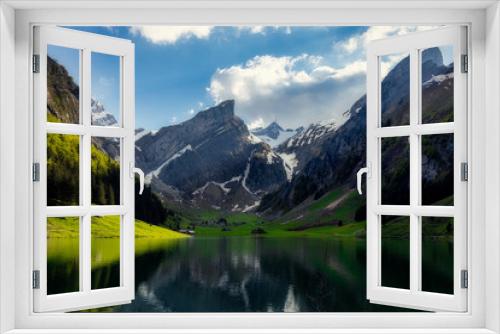 Fototapeta Naklejka Na Ścianę Okno 3D - Seealpsee 10