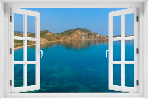 Fototapeta Naklejka Na Ścianę Okno 3D - Mountain coast of the sea in Crimea