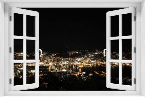 Fototapeta Naklejka Na Ścianę Okno 3D - 長崎の稲佐山からの夜景
