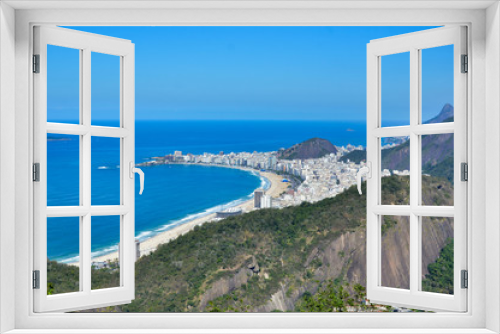 Fototapeta Naklejka Na Ścianę Okno 3D - Aerial View of Copabana Beach