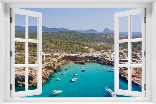 Fototapeta Naklejka Na Ścianę Okno 3D - Cala Comte Ibiza 