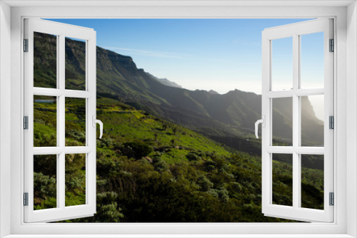 Fototapeta Naklejka Na Ścianę Okno 3D - Berglandschaft auf La Gomera