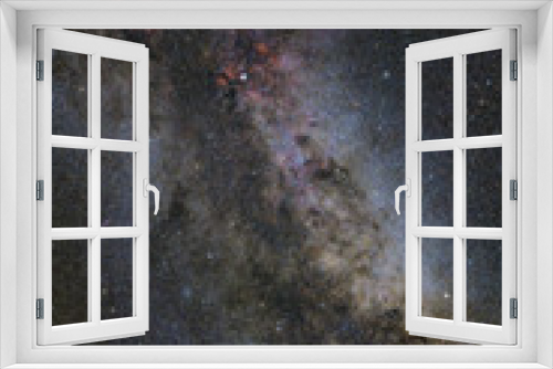 Fototapeta Naklejka Na Ścianę Okno 3D - Milky Way in Cygnus constellation