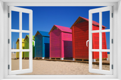 Fototapeta Naklejka Na Ścianę Okno 3D - La casas de colores