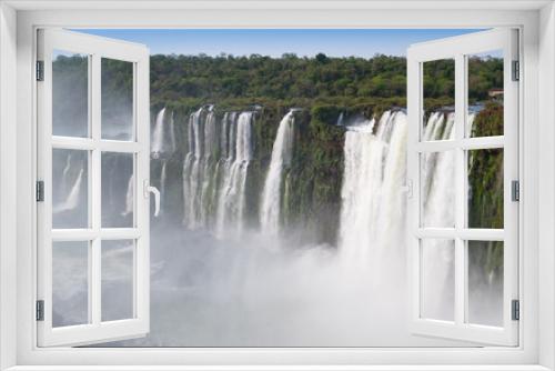 Fototapeta Naklejka Na Ścianę Okno 3D - Argentina Iguazu Waterfalls Garganta del Diablo