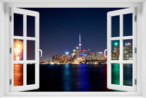 Fototapeta Naklejka Na Ścianę Okno 3D - Toronto skyline