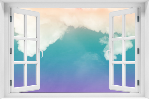 Fototapeta Naklejka Na Ścianę Okno 3D - Colorful clouds in the sky.