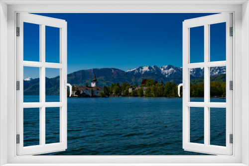 Fototapeta Naklejka Na Ścianę Okno 3D - Gmunden