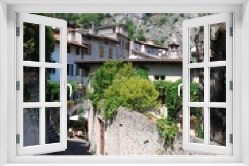 Fototapeta Naklejka Na Ścianę Okno 3D - Limone sul Garda - italienische Gemeinde am Westufer des Gardasees in der Provinz Brescia in der Lombardei 