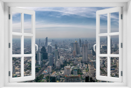 Fototapeta Naklejka Na Ścianę Okno 3D - Panorama of Bangkok