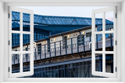 Fototapeta Naklejka Na Ścianę Okno 3D - Industriegebäude