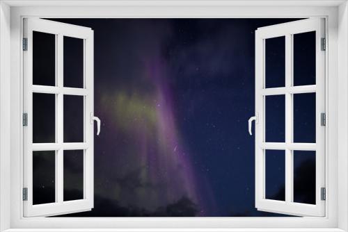 Fototapeta Naklejka Na Ścianę Okno 3D - Zorza polarna nad południowym Spitsbergenem