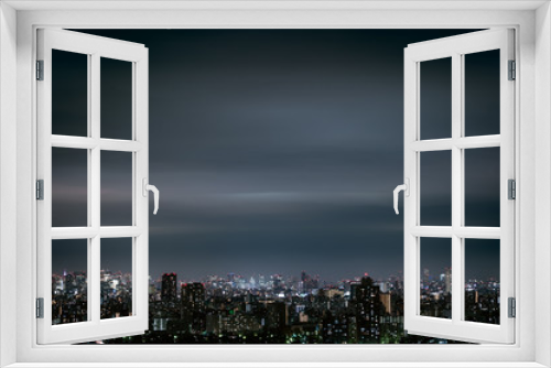 Fototapeta Naklejka Na Ścianę Okno 3D - Tokyo cityscape, Japan