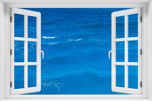 Fototapeta Naklejka Na Ścianę Okno 3D - Blue water texture
