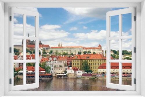 Fototapeta Naklejka Na Ścianę Okno 3D - panoramic view of prague