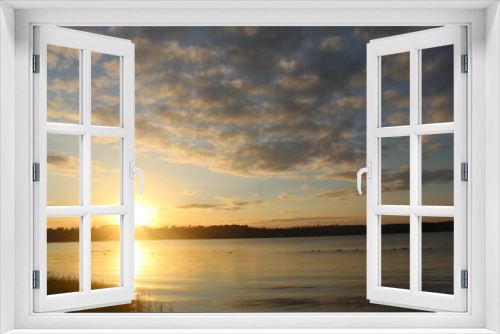 Fototapeta Naklejka Na Ścianę Okno 3D - sunset
