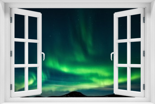 Fototapeta Naklejka Na Ścianę Okno 3D - aurora borealis in norway