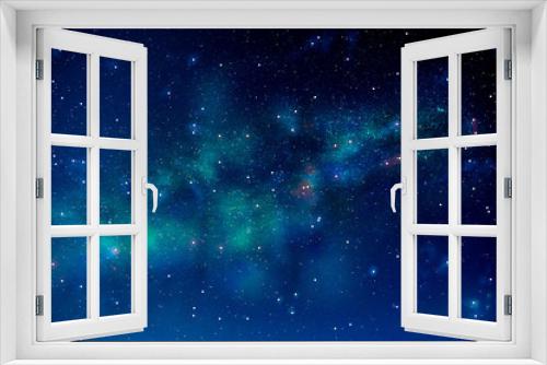 Fototapeta Naklejka Na Ścianę Okno 3D - stars in the sky abstract galaxy starry night sky background