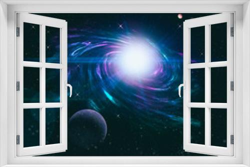 Fototapeta Naklejka Na Ścianę Okno 3D - galaxy in space