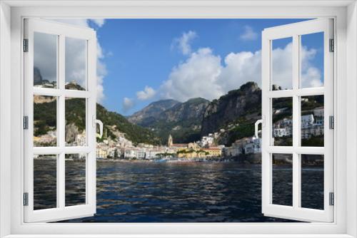 Fototapeta Naklejka Na Ścianę Okno 3D - Costiera Amalfitana - Amalfi