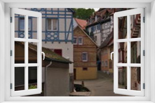 Fototapeta Naklejka Na Ścianę Okno 3D - Gerberbachviertel in Weinheim