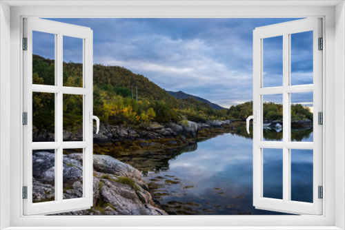 Fototapeta Naklejka Na Ścianę Okno 3D - Fiord landscape, Norway