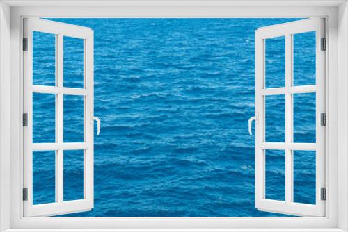 Fototapeta Naklejka Na Ścianę Okno 3D - Abstract blue water sea for background or texture