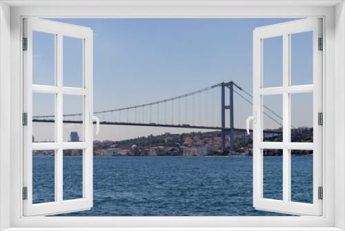 Fototapeta Naklejka Na Ścianę Okno 3D - Panorama from Bosporus to city of Istanbul