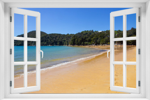 Fototapeta Naklejka Na Ścianę Okno 3D - beach at Abel Tasman national park, New Zealand