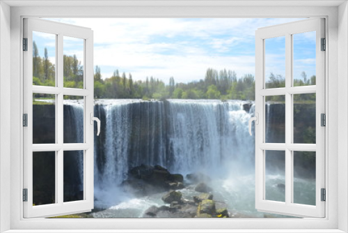 Fototapeta Naklejka Na Ścianę Okno 3D -  45/5000 waterfall, water, waterfall, jump la laja