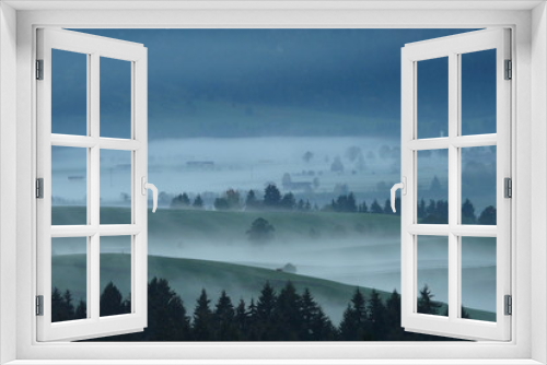 Fototapeta Naklejka Na Ścianę Okno 3D - Herbstnebel