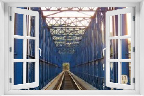 Fototapeta Naklejka Na Ścianę Okno 3D - puente ferroviario