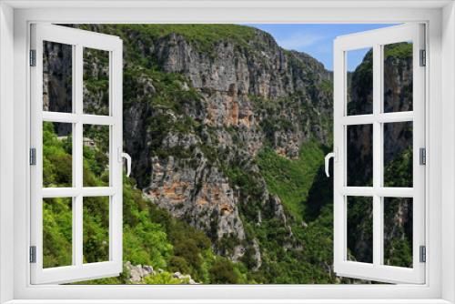 Fototapeta Naklejka Na Ścianę Okno 3D - Vikos Gorge, Pindus Mountains, Zagori, Epirus, Greece