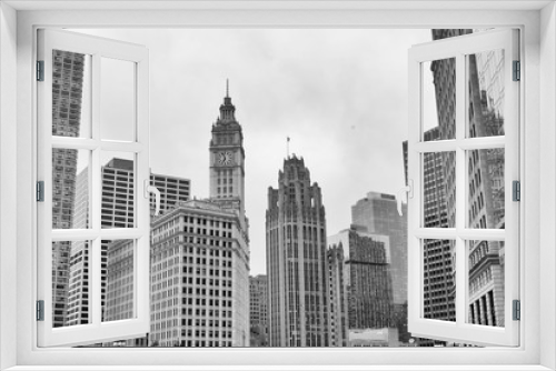 Fototapeta Naklejka Na Ścianę Okno 3D - Skyline of Chicago