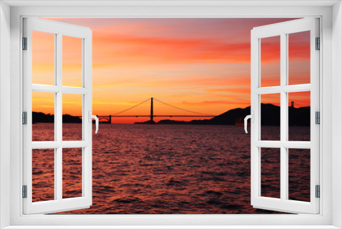 Fototapeta Naklejka Na Ścianę Okno 3D - Golden Gate Bridge San Francisco