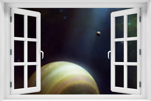 Fototapeta Naklejka Na Ścianę Okno 3D - light in space