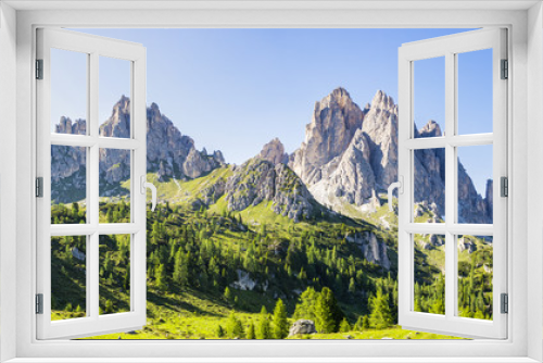 Fototapeta Naklejka Na Ścianę Okno 3D - View of the Dolomite mountains near Misurina, Veneto - Italy