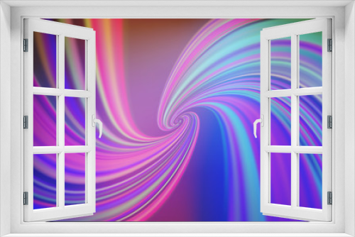 Fototapeta Naklejka Na Ścianę Okno 3D - Light Multicolor vector background with wry lines. Shining colorful illustration in simple style. Elegant pattern for a brand book.