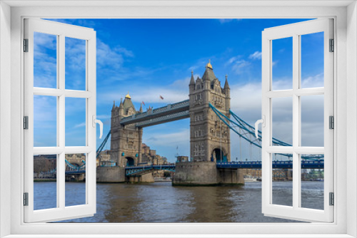 Fototapeta Naklejka Na Ścianę Okno 3D - puente de las dos torres de Londres