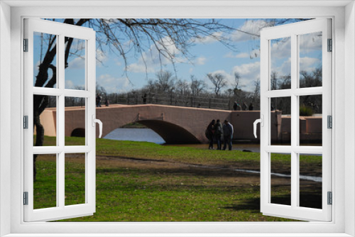 Fototapeta Naklejka Na Ścianę Okno 3D - San Antonio de Areco old bridge