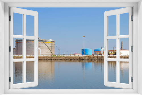 Fototapeta Naklejka Na Ścianę Okno 3D - Petroleum chemical plant