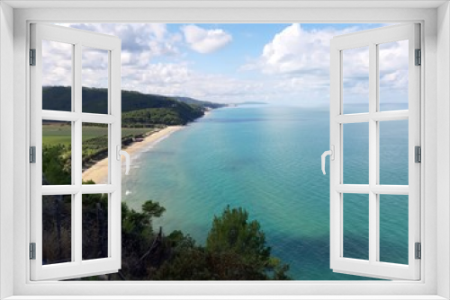 Fototapeta Naklejka Na Ścianę Okno 3D - Peschici - Spiaggia di Calenelle dalla litoranea