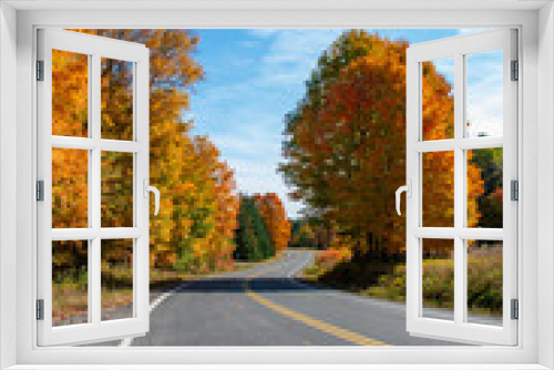 Fototapeta Naklejka Na Ścianę Okno 3D - Fall colors in the North country NY