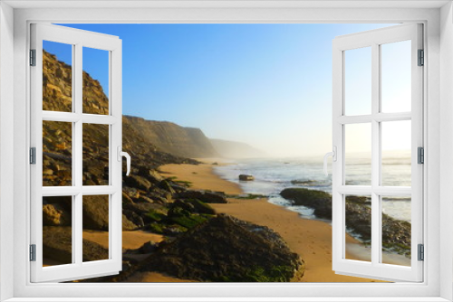 Fototapeta Naklejka Na Ścianę Okno 3D - Rocky Atlantic coast in Portugal