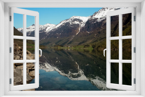 Fototapeta Naklejka Na Ścianę Okno 3D - Fjord in Norway