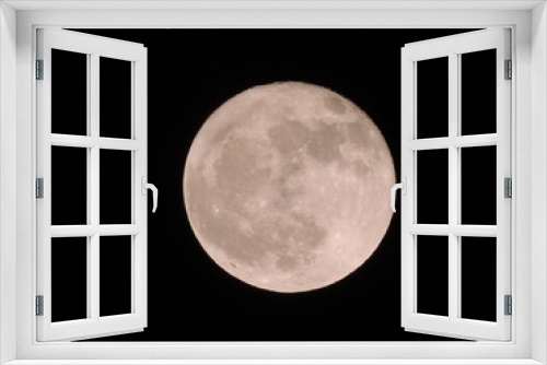 Fototapeta Naklejka Na Ścianę Okno 3D - moon in the sky