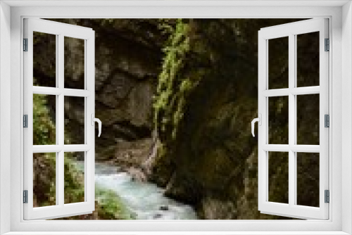 Fototapeta Naklejka Na Ścianę Okno 3D - waterfall in the forest