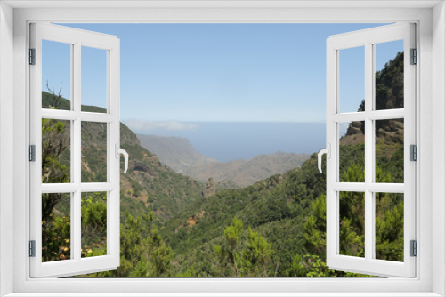 Fototapeta Naklejka Na Ścianę Okno 3D - Mirador de El Rejo, La Gomera, Santa Cruz de Tenerife, Islas Canarias, España