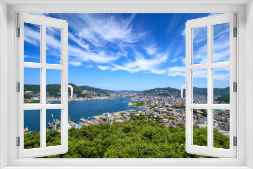 Fototapeta Naklejka Na Ścianę Okno 3D - 長崎の風景　パノラマ