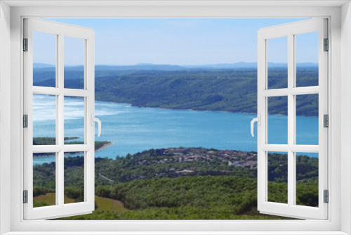 Fototapeta Naklejka Na Ścianę Okno 3D - Lac de Sainte Croix
